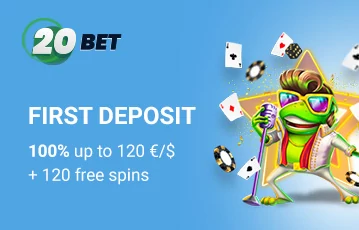 20BET casino bonus