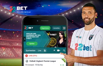 22BET mobile sports betting