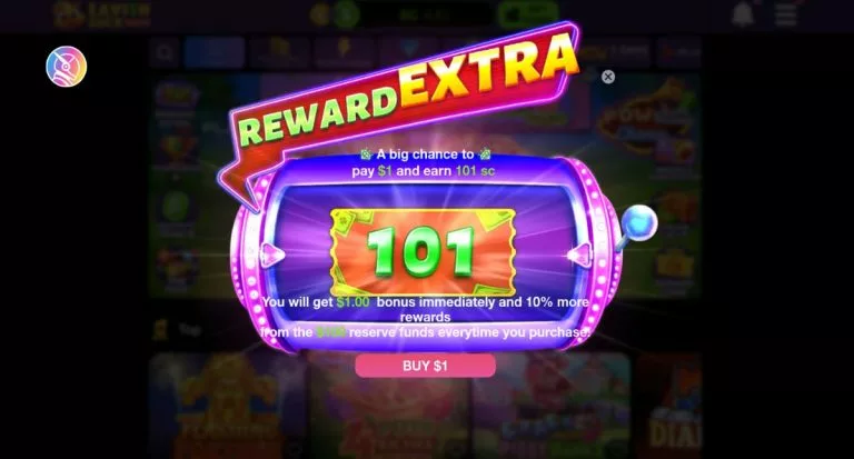 lavish luck reward back