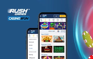 Play at Rush Games from your mobile