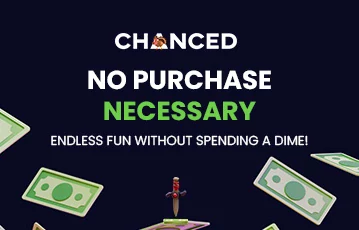 No purchase neccessary at Chanced Casino