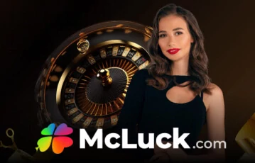 Get into the action with live dealer games at McLuck