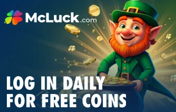 Daily free coins at McLuck