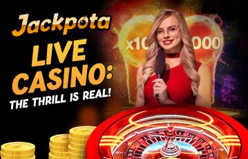 Play live casino games for fun on Jackpota