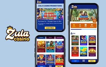 Play the Zula Casino on your mobile