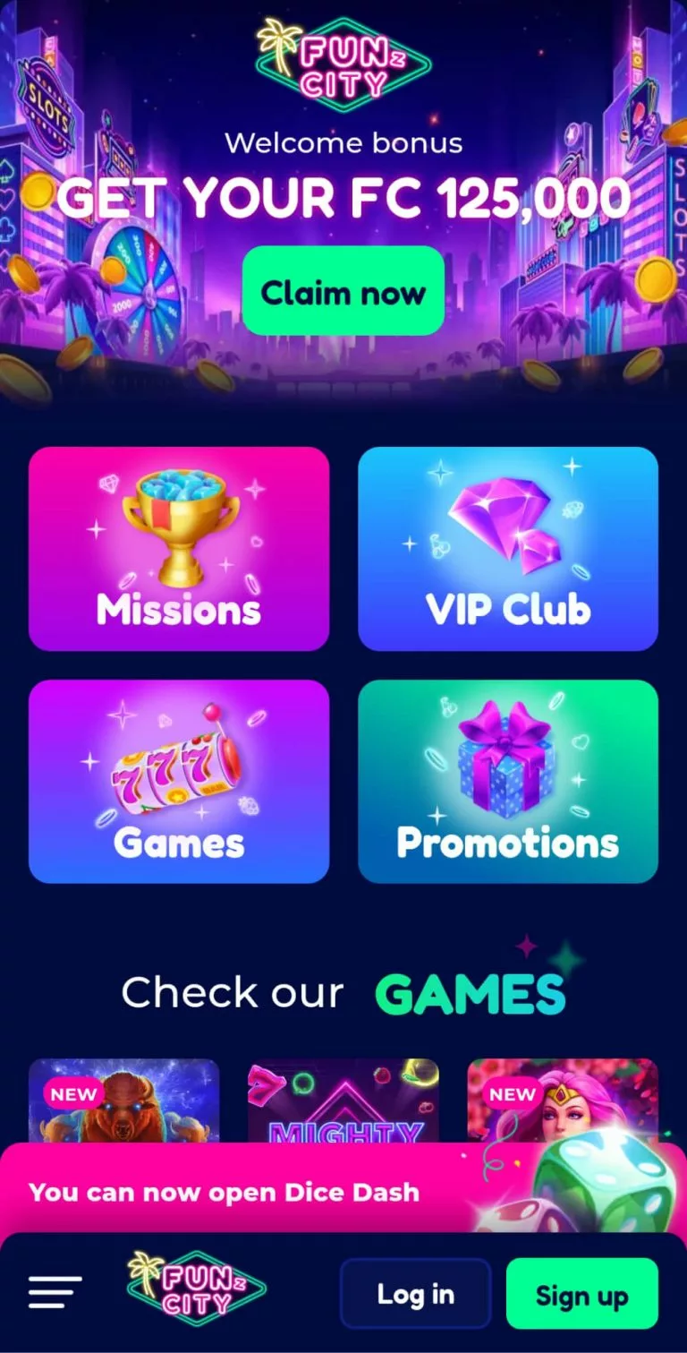 Funzcity Main Lobby