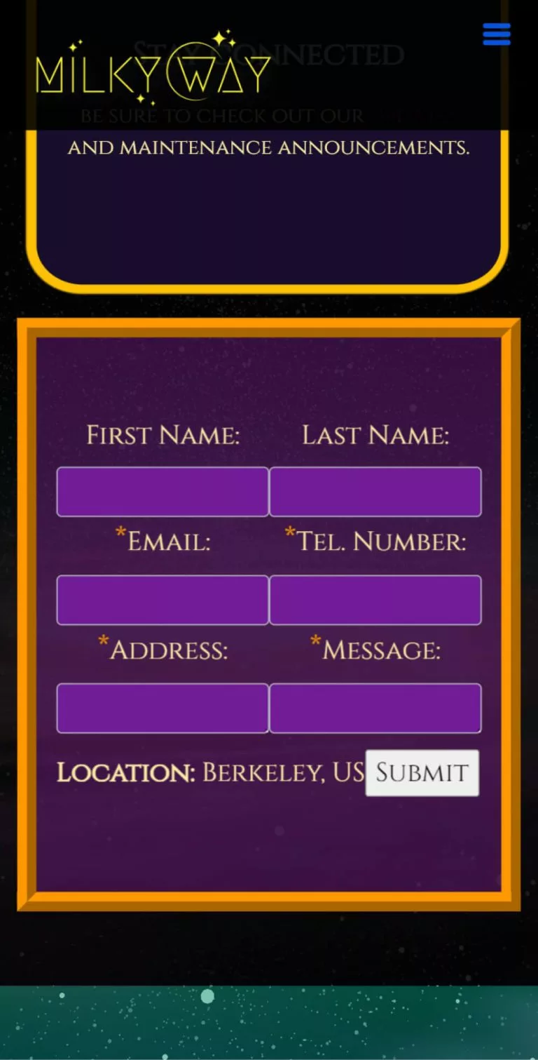 Milky Way Casino Registration Process