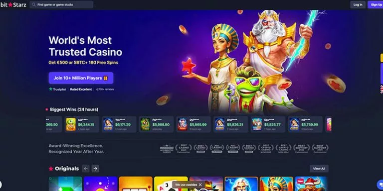 bitstarz review casino homepage