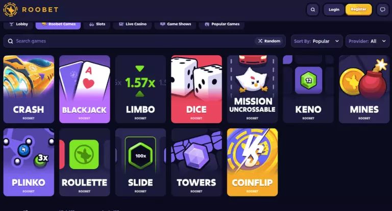 roobet games
