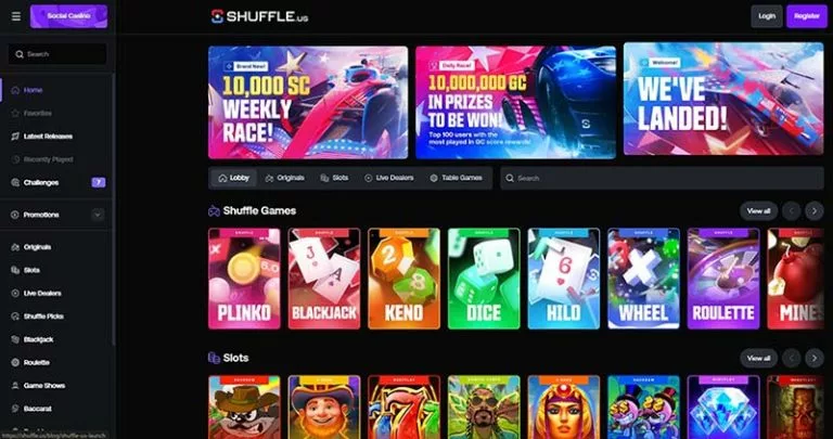shuffle.us homepage