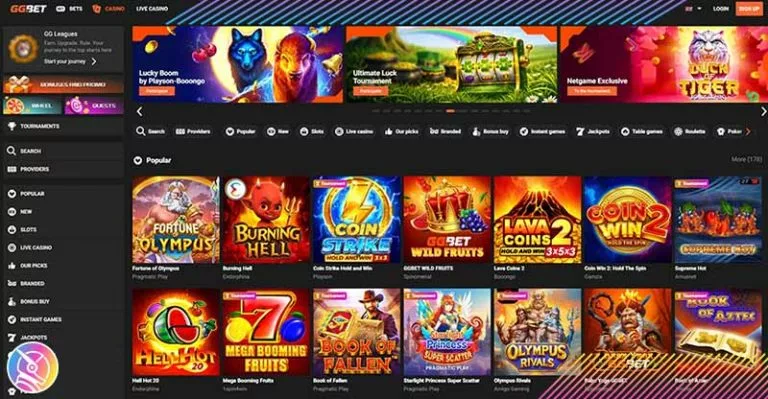best ggbet slots main page