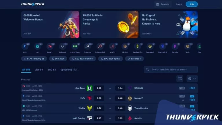 thunderpick esports