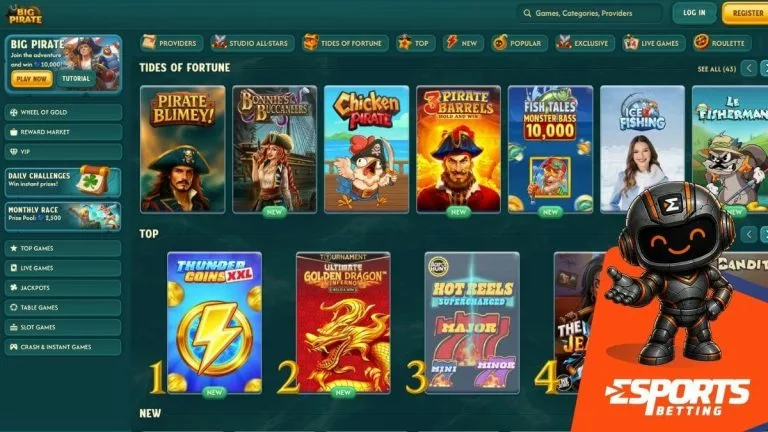 big pirate social casino