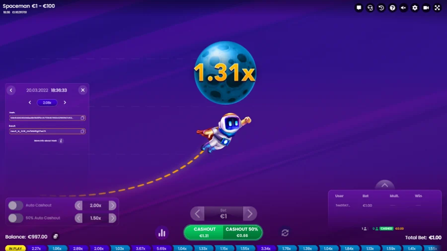 Spaceman crypto casino