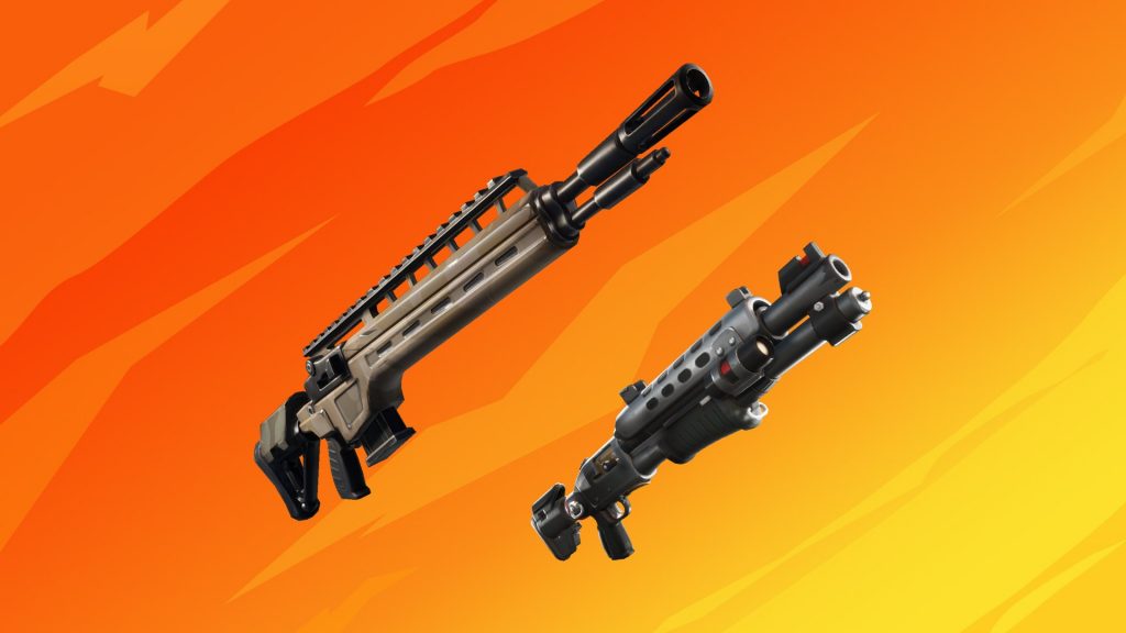 Fortnite tac shotgun and infantry rifle