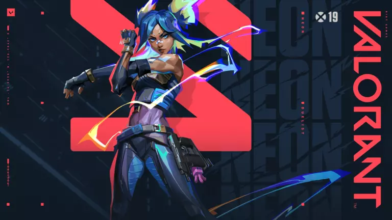 Neon glitch Valorant
