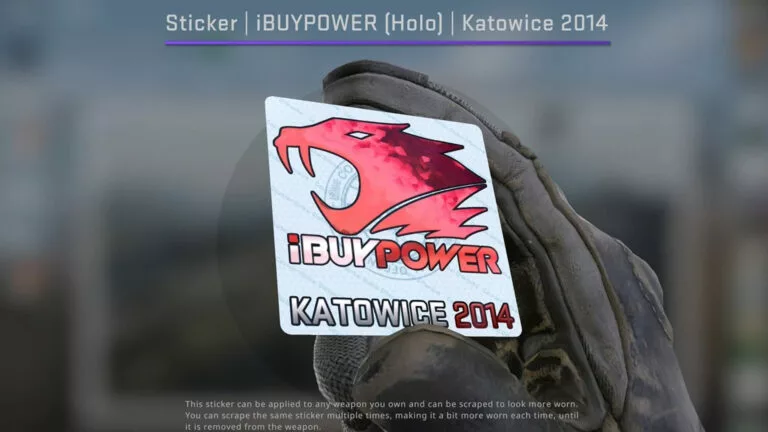katowice ibuypower holo sticker