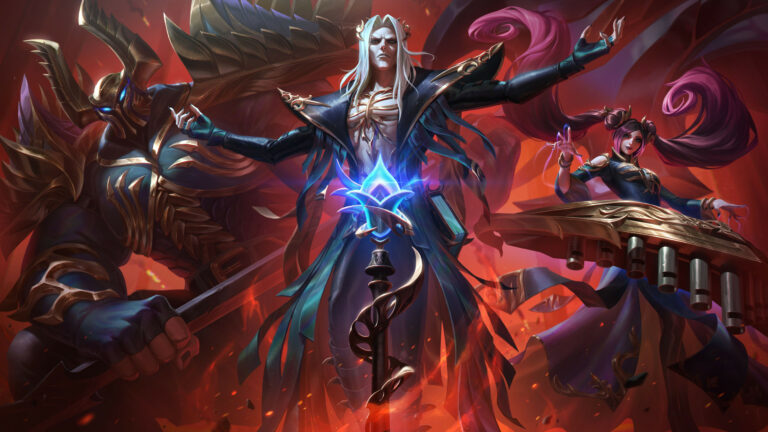 Looking for League of Legends backgrounds? We might have some recommendations. This, for instance, is from Artstation.