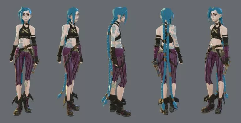 Arcane Emmys Fortiche Jinx Model