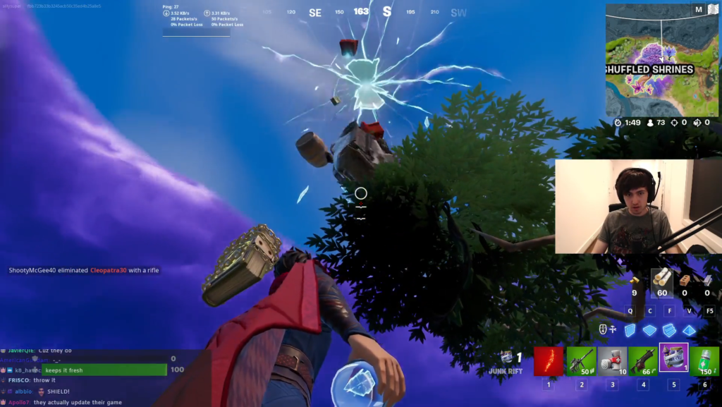 Clueless streamer learns what a Junk Rift does the hard way