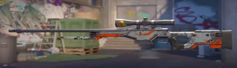 AWP Blackiimov CS2 with sticker on scope