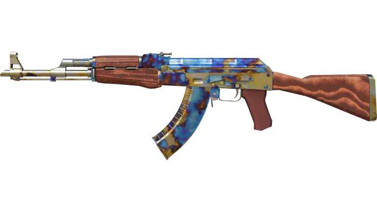 CS2 blue magazine AK-47 Case-Hardened blue gem patterns