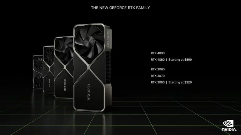 Nvidia geforce rtx 4090 and 4080
