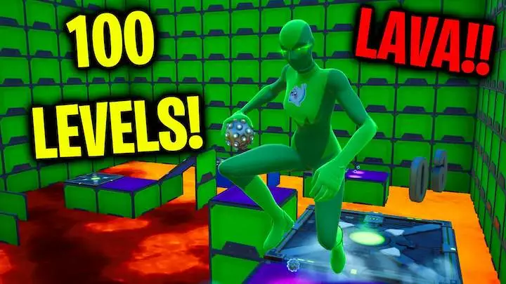 Lava deathrun fortnite