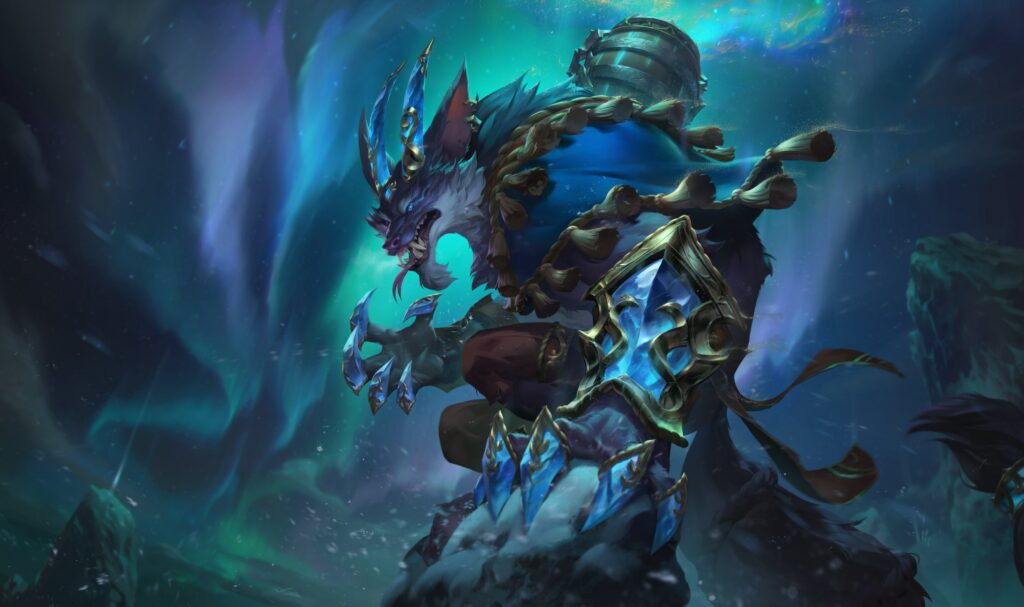 Riot Games has revealed a new winter skin line named Winterblessed