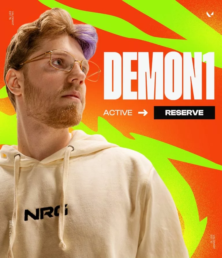 Demon1 moves to NRG reserve for s0m and FNS