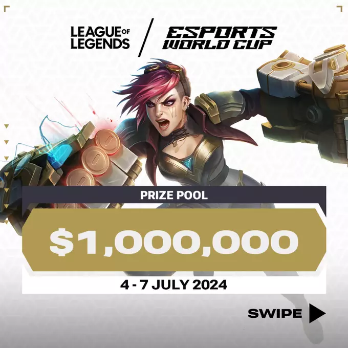 League of Legends Esports World Cup 2024 prize pool