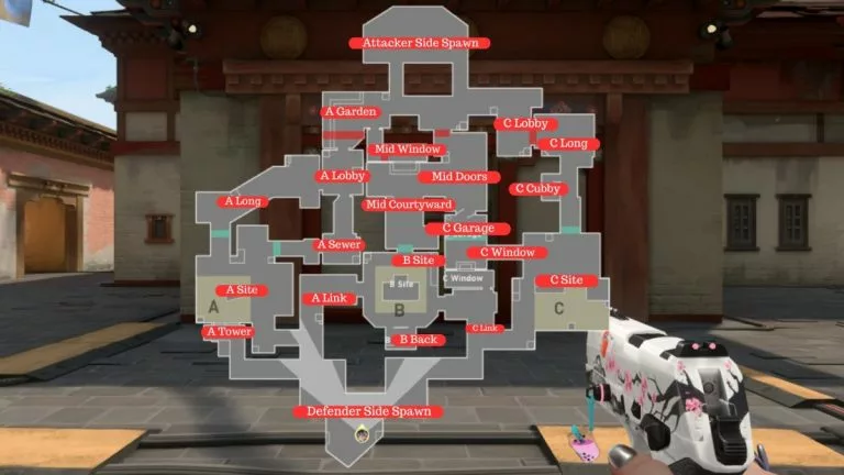 Valorant Haven map callouts
