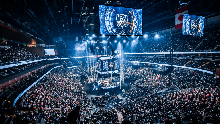 Esports World Cup LoL tournament concept mockup