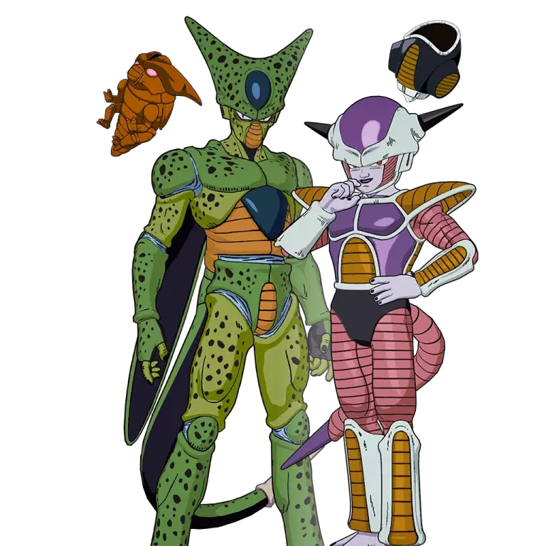 Cell and Frieza Dragon Ball Fortnite skins