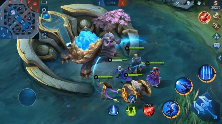Mobile Legends Bang Bang combat