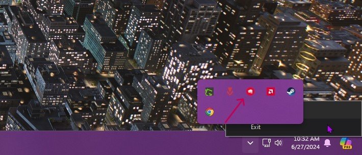 Image shows where the Riot Games launcher is