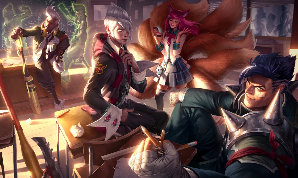 League of Legends Academy skins