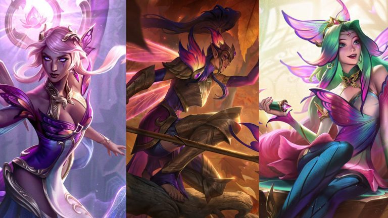 All Faerie Court Skins in League of Legends