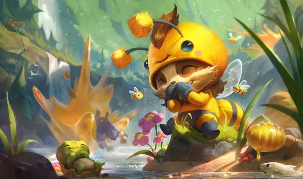 Beemo, or the Teemo skin for the League of Legends bee universe.