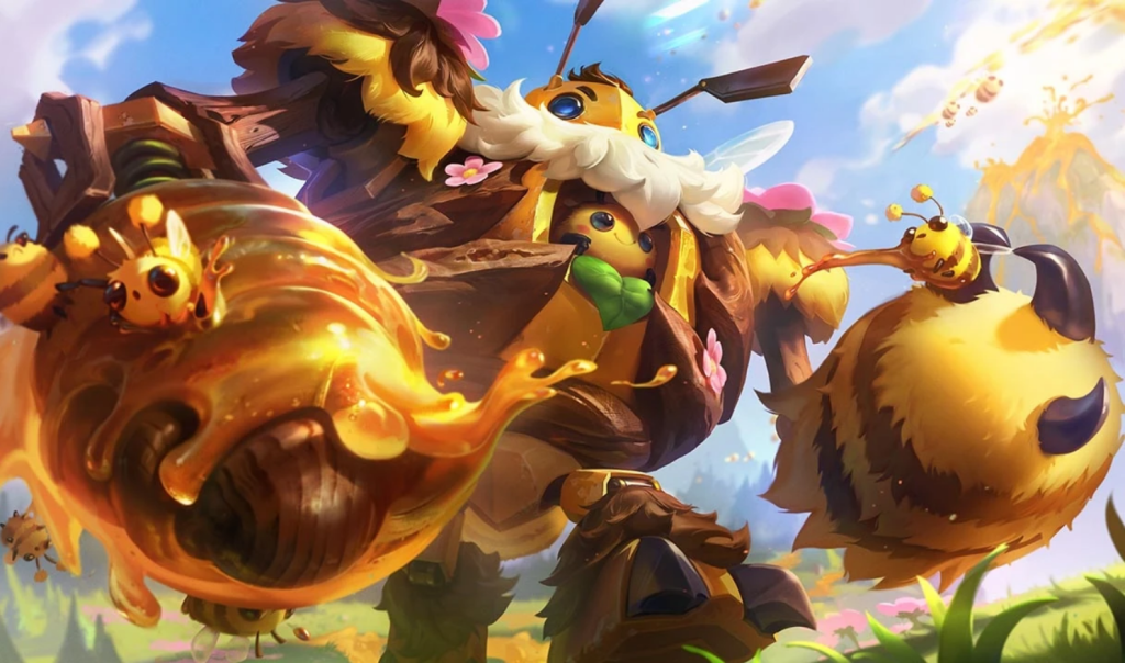 Blitzcrank as Beezcrank.