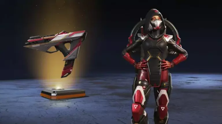 Conduit's Legendary skin rewards in the Apex Double Take event.