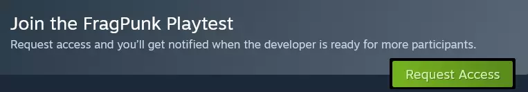 FragPunk beta on Steam
