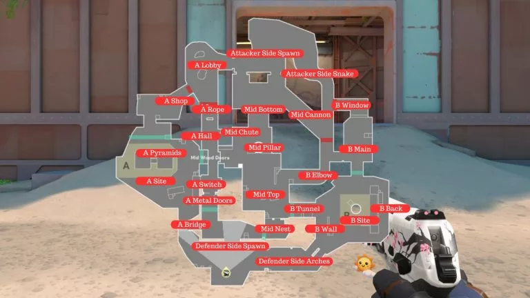 Breeze callouts Valorant