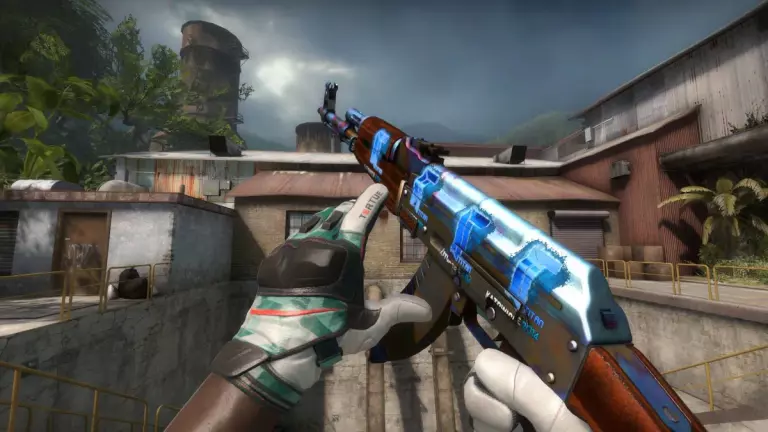 CS2 blue gem AK titan