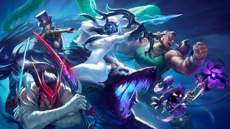 League of legends slash image with multiple champions