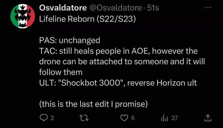 Rumored Lifeline changes coming in Apex Legends Season 22