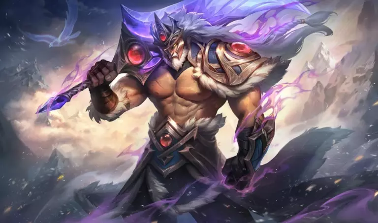 Victorious Tryndamere in League