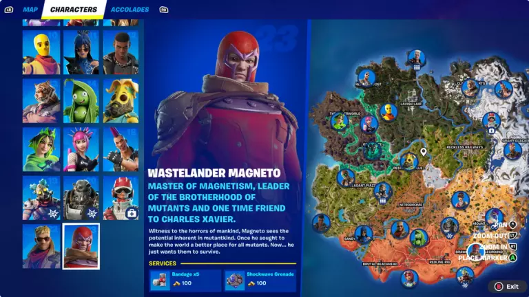 Fortnite vehicles removed and hirable characters