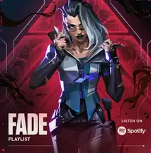 Valorant Spofify playlist cover for Fade