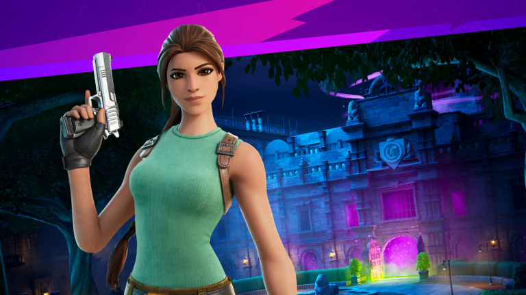 Lara Croft in Fortnite